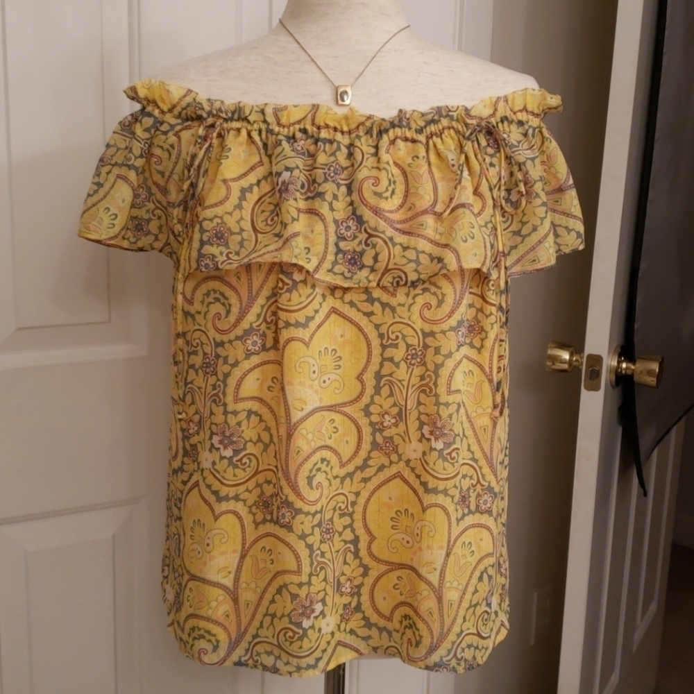 LOFT sun garden off shoulder top